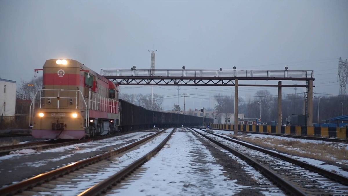 GLOBALink China Europe Freight Trains Revitalize Century Old Railway Station In NE China