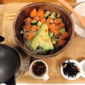 アボカドサーモン - 実際訪問したユーザーが直接撮影して投稿した新宿和食 / 日本料理こめらく ルミネエスト店の写真のメニュー情報