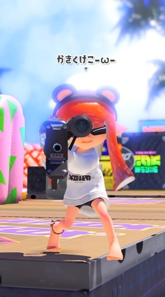 スプラをする∩^ω^∩