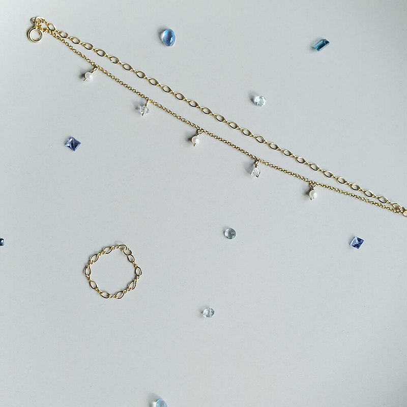 **商品材質 Material** 14K包金配件