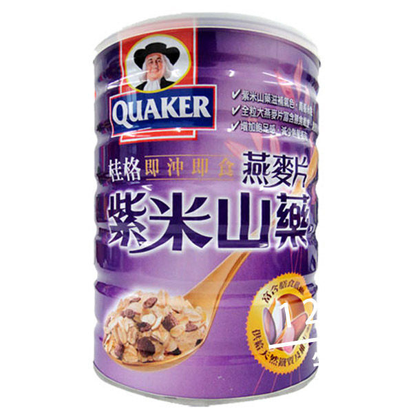 桂格 紫米山藥燕麥片700g【躍獅】