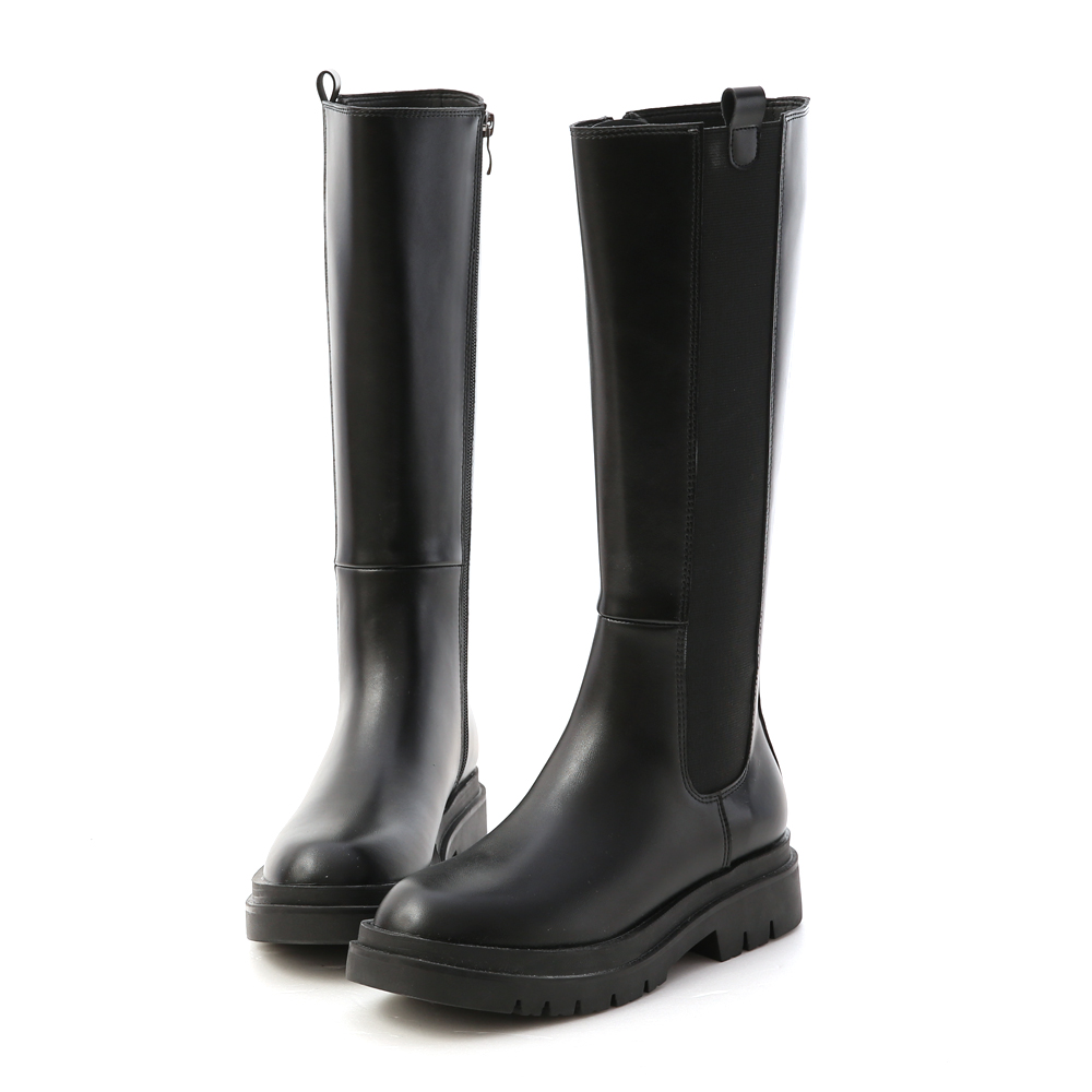 D+AF加厚鞋底切爾西長靴 厚底靴