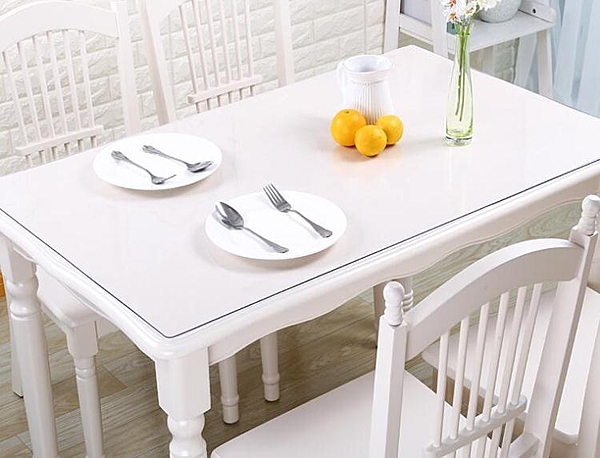 如需其他尺寸請聯繫客服 桌布防水防燙防油免洗PVC軟塑料玻璃水晶版電視柜茶幾透明餐桌墊桌巾