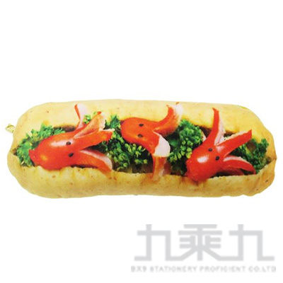 KCO 章魚香腸麵包造型筆袋 PAN-PP-TS