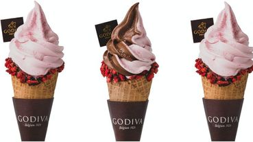 草莓控一定要吃！GODIVA台灣獨家限定「草莓霜淇淋」2種口味上市，草莓白巧克力凍飲喝起來
