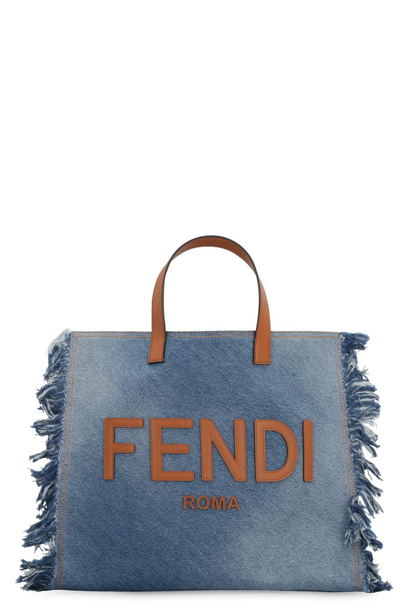 FENDI LOGO DETAIL TOTE BAG