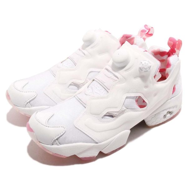 Reebok 慢跑鞋 Insta Pump Fury OG MU 白 粉紅迷彩 女鞋 休閒鞋 【PUMP306】 DV3696