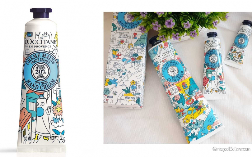 L'OCCITANE彩繪版乳油木護手霜 30ml／400元(圖／品牌提供、翻攝自IG@ xiaop_n_me)