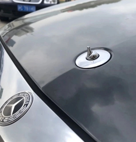 一名男子拔了40輛賓士的車標聲稱想打造銀手鐲，結果發現材質是不鏽鋼