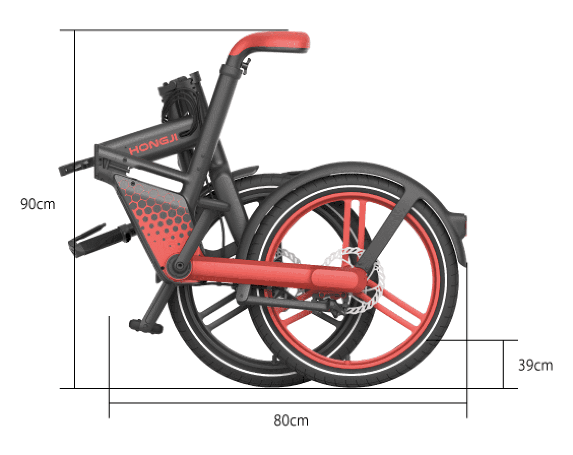 ジャンク品 Honbikeチェーンレスアシスト自転車 & バッテリー - 電動 ...