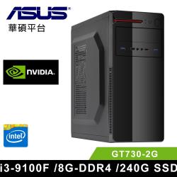 ◎★中央處理器：Intel i3-9100F 基礎頻率3.6GHz 加速頻率4.2GHz|◎★顯示卡：微星 N730 2GD3V3|◎★作業系統：預載Windows 10 (軟體序號需另外購買)商品名