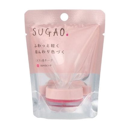 【2019年新發售】 日本SUGAO 唇頰兩用自然血色感腮紅膏 PK粉色 4.8g