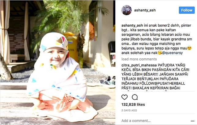 Gaya Lucu 5 Anak Selebriti di Hari Lebaran 2017
