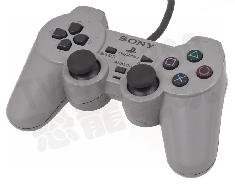 【二手商品】PlayStation 2 PS2 原廠有線控制器 灰色 搖桿 手把 手柄 把手【台中恐龍電玩】