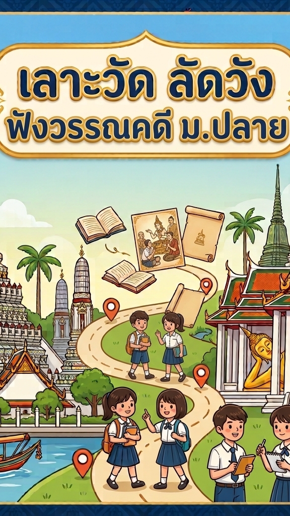 เลาะวัด ลัดวัง ฟังวรรณคดี ม. ปลาย