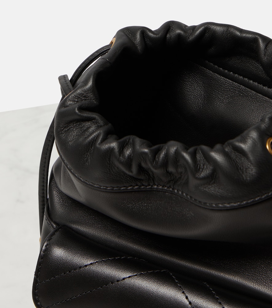 Gucci GG Marmont Mini leather bucket bag