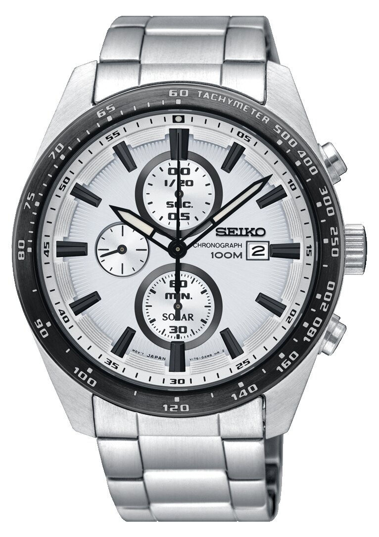 SEIKO 精工 CRITERIA 太陽能運動腕錶 V176-0AV0W(SSC653P1) 42mm