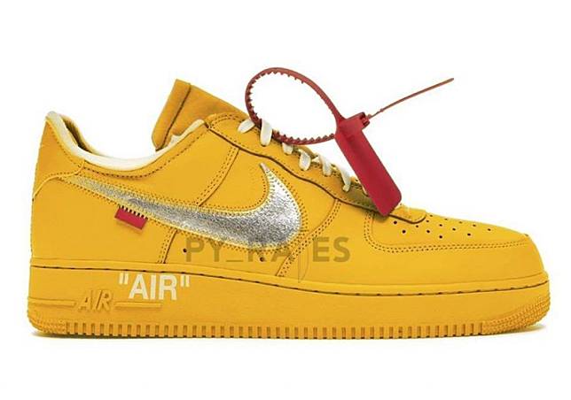 nike x off white university gold