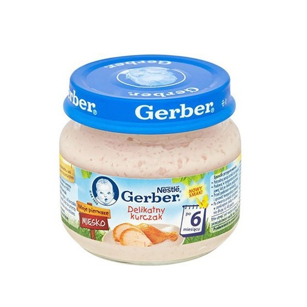 美國嘉寶Gerber雞肉泥 離乳幼犬幼貓嬰兒食品 80g 波蘭產 窩的毛王子