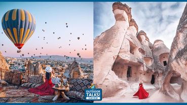 獨享熱汽球佈滿天空的浪漫景色️土耳其蝴蝶特窟酒店