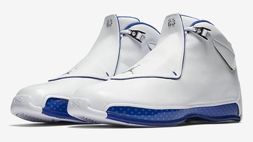 上市速報 / Air Jordan 18 Retro ‘White Sport Royal’ 臺灣販售資訊整理