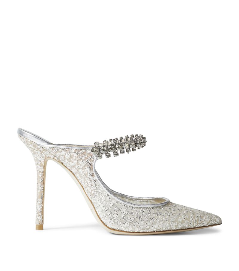 The much-loved Bing mule is given a glittery update courtesy of Jimmy Choo. Featuring a pointed toe,