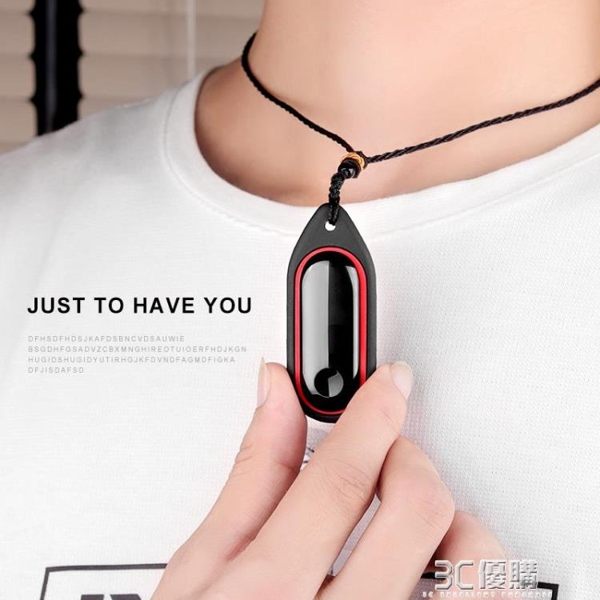 適用小米手環3腕帶潮 小米4手環nfc版三代吊墜套防丟套掛脖掛套掛