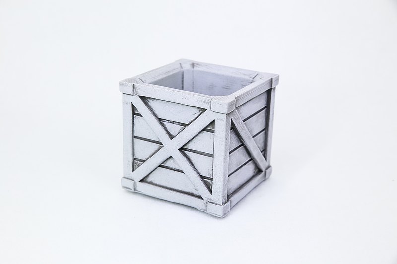 尺寸: 7.5x7.5x7.5cm 材質:水泥