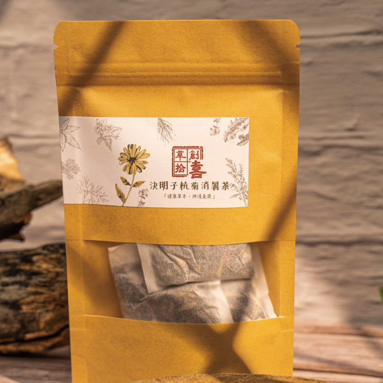 【草創拾喜】決明子杭菊消暑茶 6g*10包入