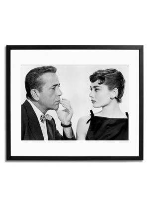 Humphrey Bogart and Audrey Hepburn, Sabrina promo shot, 1954.; Photo by: Diltz / Bridgeman Images; A