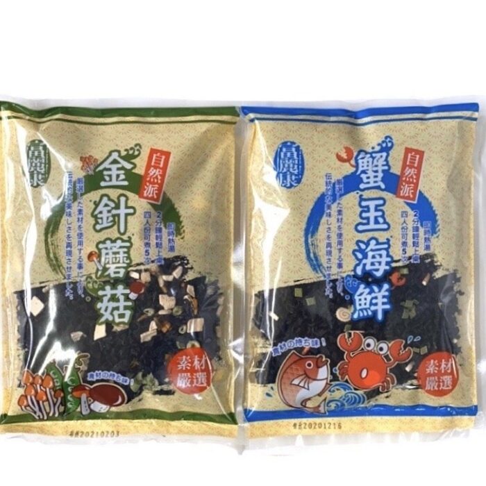 富麗康 海帶芽湯-金針蘑菇/蟹玉海鮮 95g