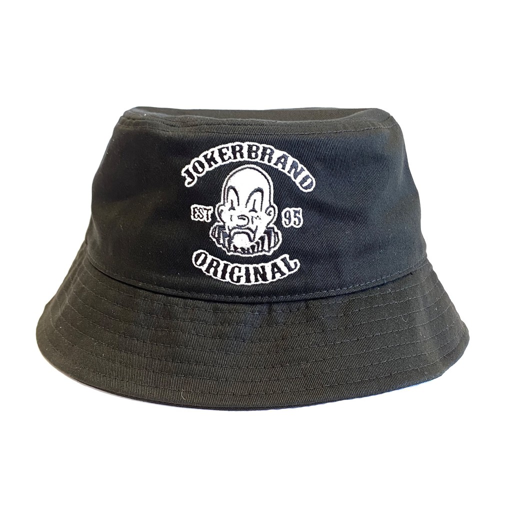 Joker Brand Original Bucket Hat 黑色漁夫帽【DOOBIEST】現貨皆24小時內出貨門市同步販售，下單前請先詢問庫存 !