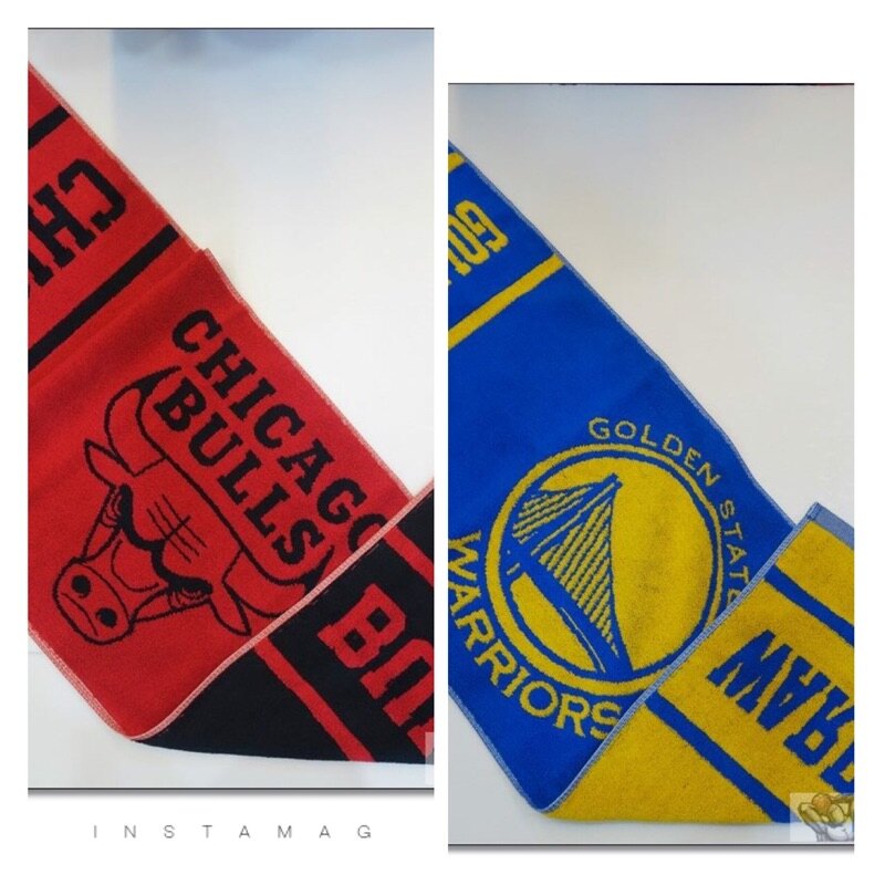 【毒】 NBA 創信 官方 球隊 Logo 運動毛巾 棉質 湖人 馬刺 勇士 公牛 騎士 籃網 加贈NBA手環