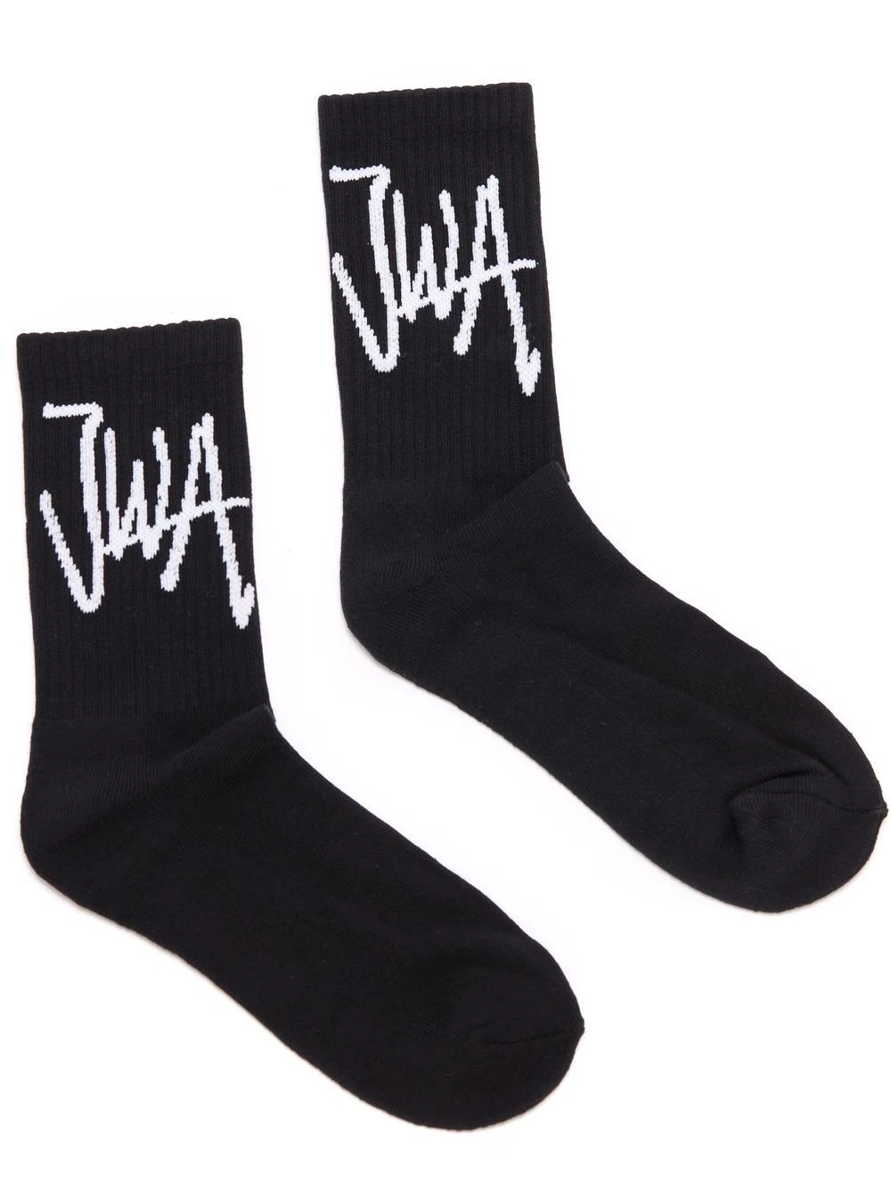 JW Anderson logo-intarsia socks