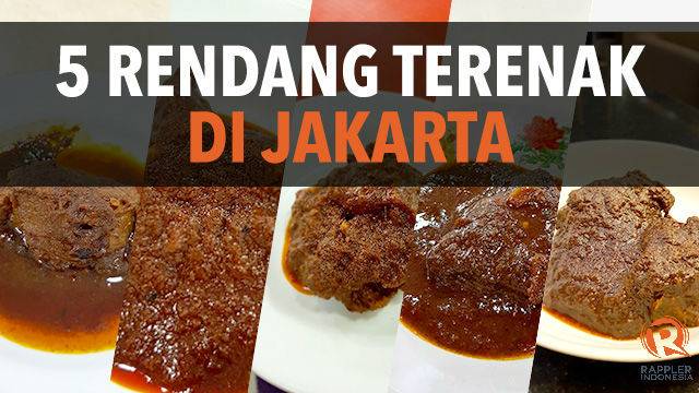 Mencoba 5 Rendang Terenak di Jakarta