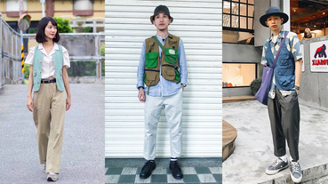 一週主題穿搭 / 背心十八變變變 我也喜歡這種多層次感