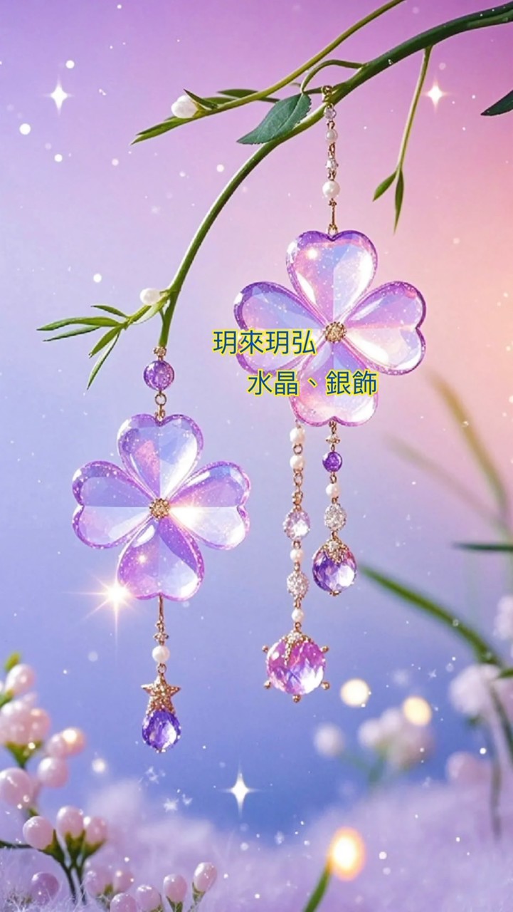 玥來玥弘水晶、銀飾