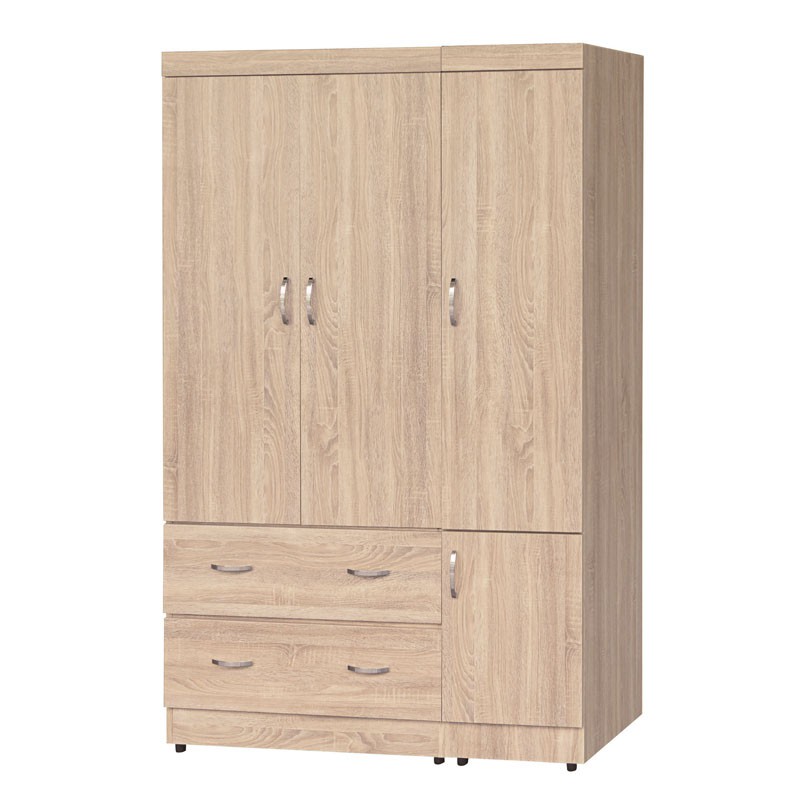 【CA192-46】無敵梧桐木4×6尺衣櫥 寬120.4×深60×高180公分 $5,980 【商品規格】＊木心板【是否需要組裝】＊需簡易組裝◎品築家具精心為您的起居環境營造溫馨、和諧的氣氛，讓忙碌了