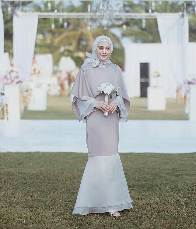 dress duyung organza