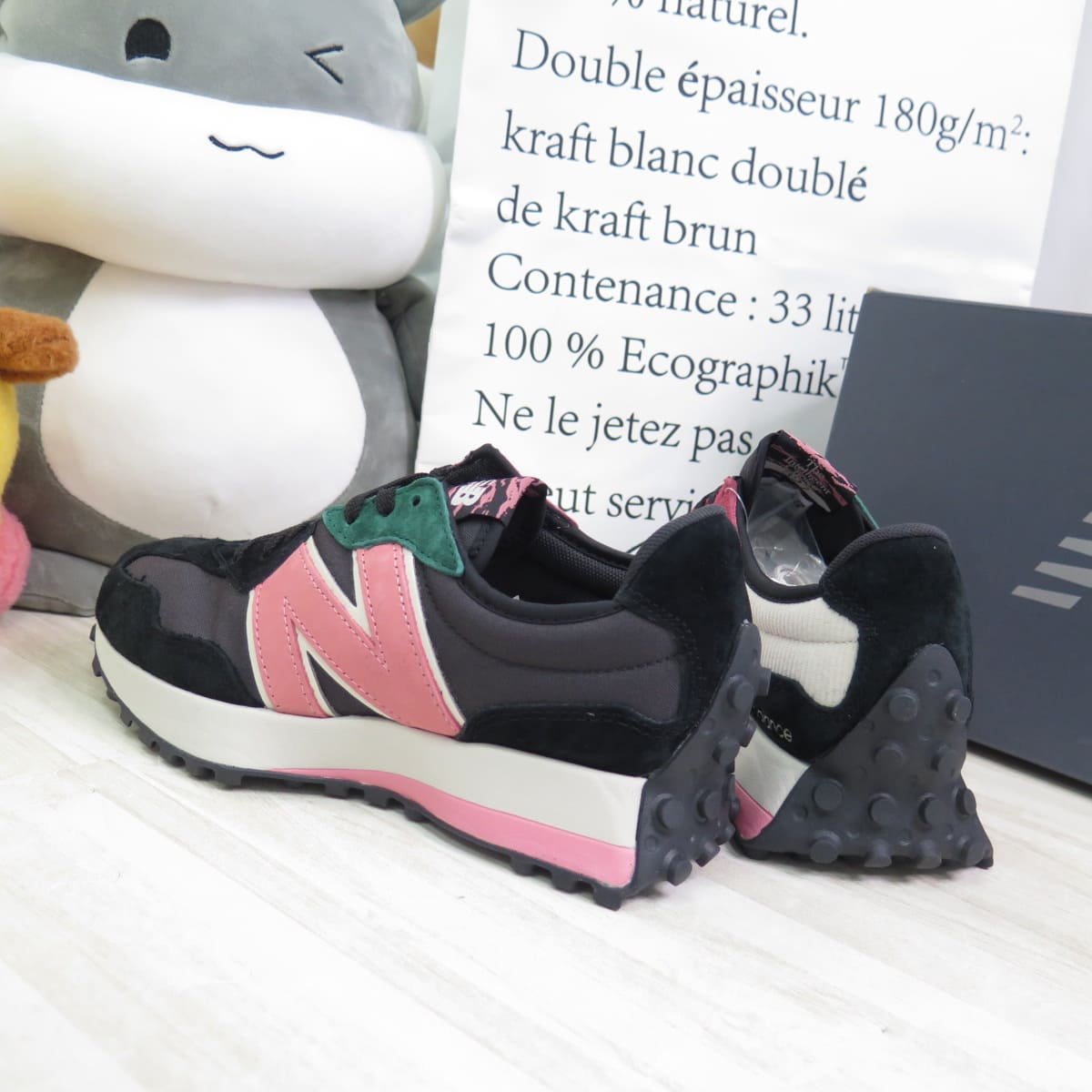 New Balance 327 女款 虎年限定款 復古運動鞋 休閒鞋 U327CNT 黑粉【iSport愛運動】