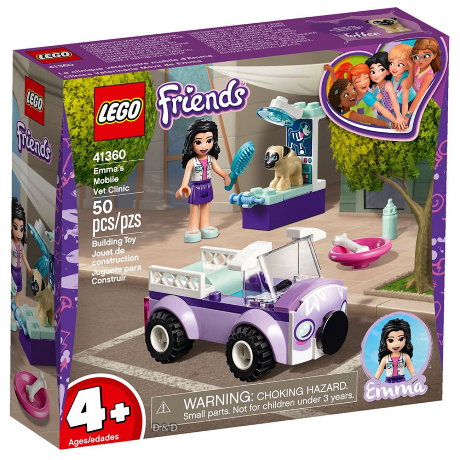 樂高 LEGO - 樂高 Friends 姊妹淘系列 - 艾瑪的動物醫療車 41360-50pcs