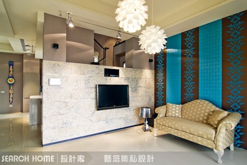 創意牆面、壁紙、餐廳、玄關