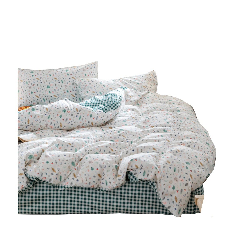 ***超取限制***單獨床包組-限4組床包被套組-限2組●200織精梳棉，簡約時尚●天然純棉布料遠離過敏●纖維密度高，親膚舒柔好手感●台灣製造A版花色，品質保證【產品內容說明】 ■單人床包2件組-商品