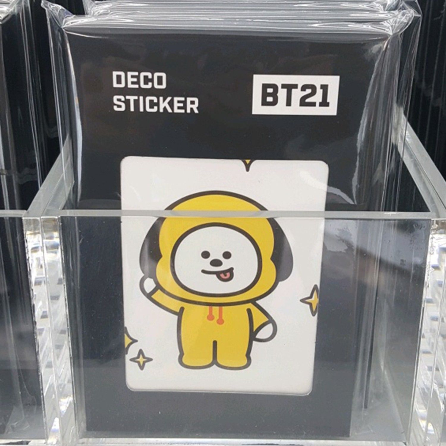 BT21聯名文具 - 造型貼紙-Chimmy (80*125mm, 32張)