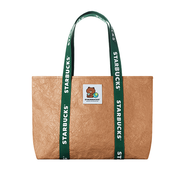 星巴克LINE FRIENDS熊愛地球提袋