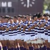 明治大学ラグビー部前へ！