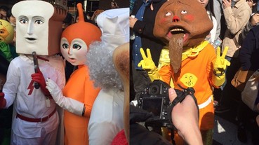 童年崩壞！日本街頭出現超恐怖「麵包超人」Cosplay！