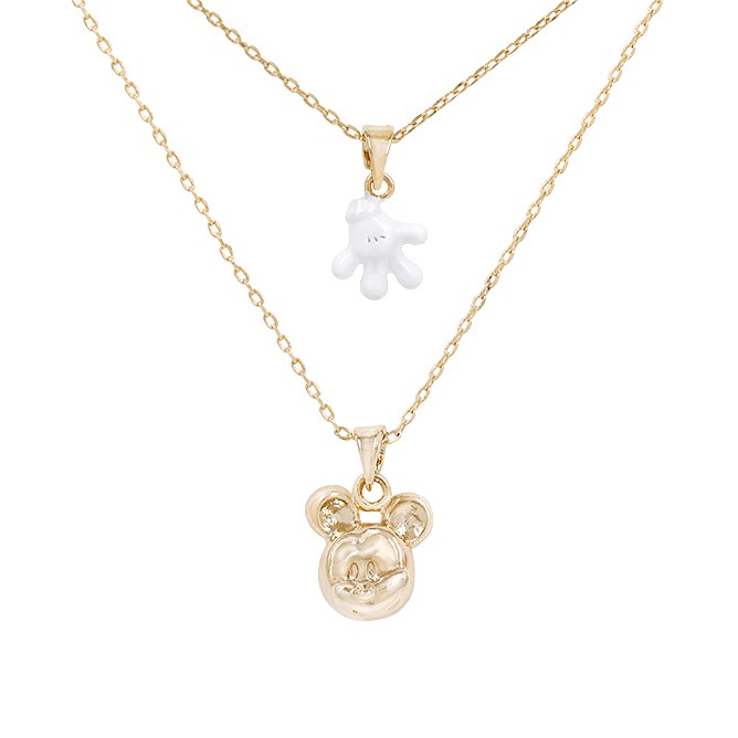 尺寸:鍊長: 38cm 可調整範圍: 5cm米奇墜飾 寬: 1.3cm 高: 1cm 厚: 1cm手套墜飾 寬: 1cm 高: 1cm 厚: 0.2cm材質: 合金 / 彩袖● 迪士尼商品皆附贈迪士尼