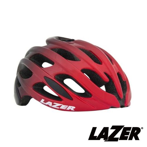 《LAZER》比利時 BLADE AF公路車安全帽 黑紅漸層 (亞洲版)