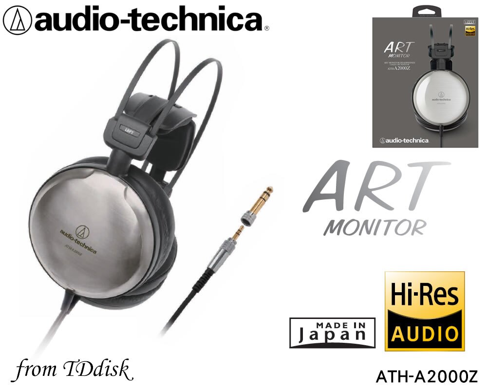 志達電子 ATH-A2000Z 日本鐵三角 Audio-Technica Art Monitor 頭戴式耳罩耳機 台灣鐵三角公司貨。人氣店家志達電子精品專賣的品牌專區1、Audio-Technica(